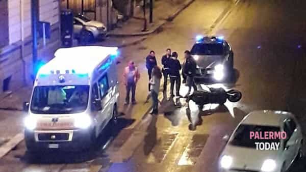 Incidenti stradali Palermo Scooter investe clochard in piazza Sturzo, mezzo sequestrato: non era assicurato